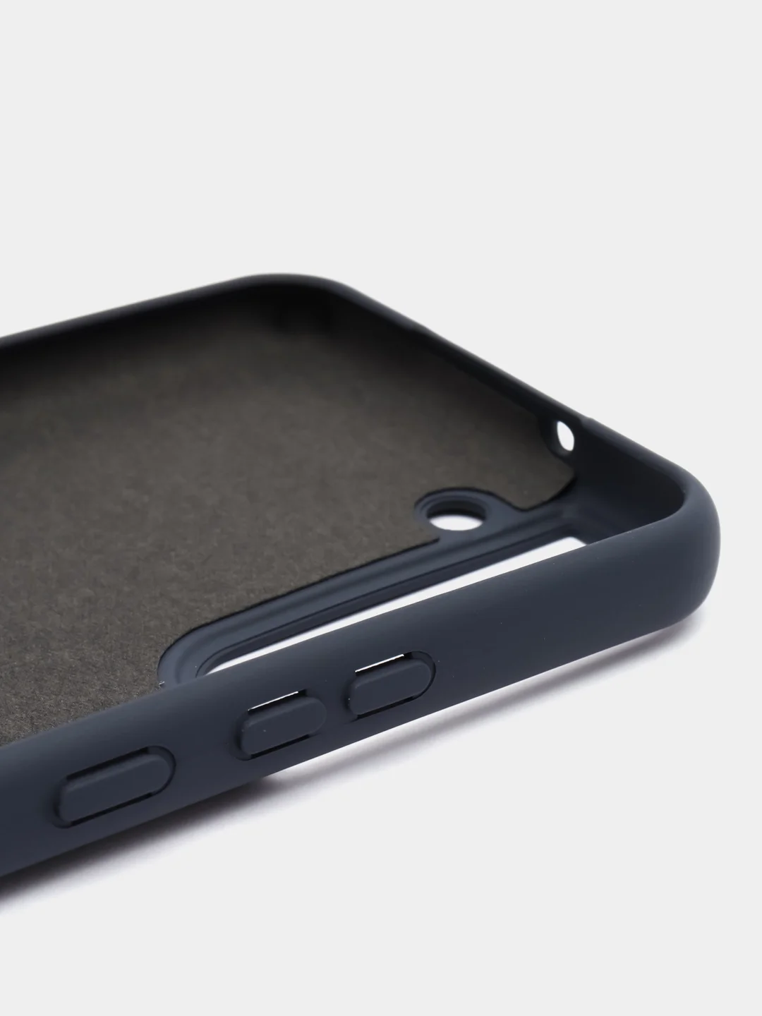 Синий меланж чехол силиконовый для Samsung Galaxy S22 (Самсунг Галакси С22), Silicone Cover