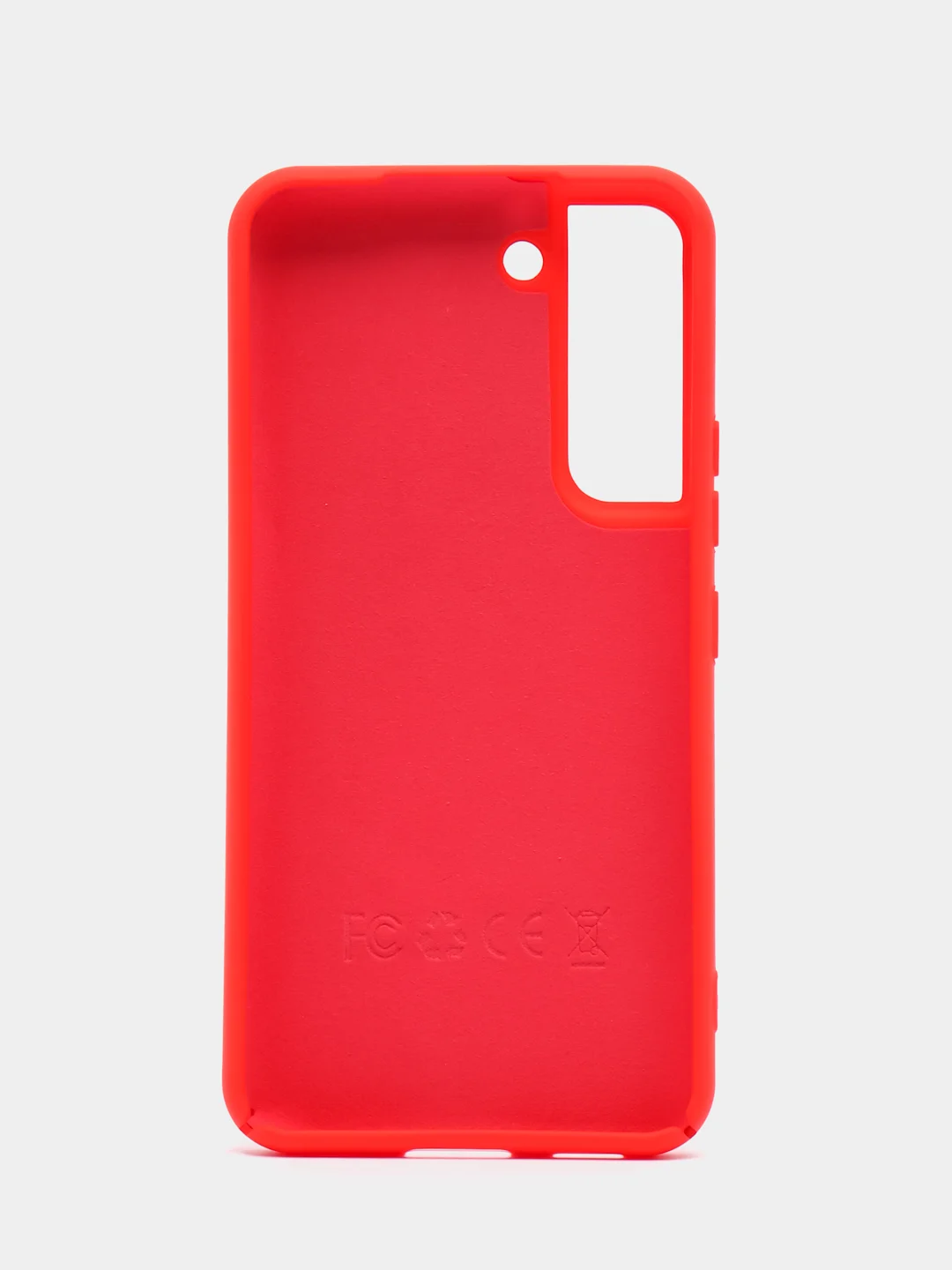 Алый чехол силиконовый для Samsung Galaxy S22 (Самсунг Галакси С22), Silicone Cover