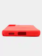 Алый чехол силиконовый для Samsung Galaxy S22 (Самсунг Галакси С22), Silicone Cover