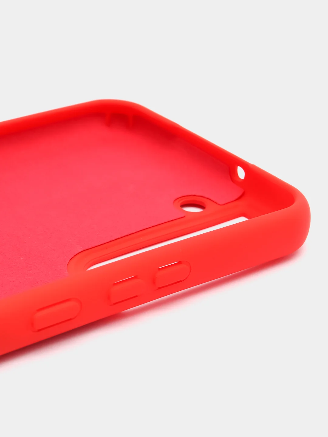 Алый чехол силиконовый для Samsung Galaxy S22 (Самсунг Галакси С22), Silicone Cover