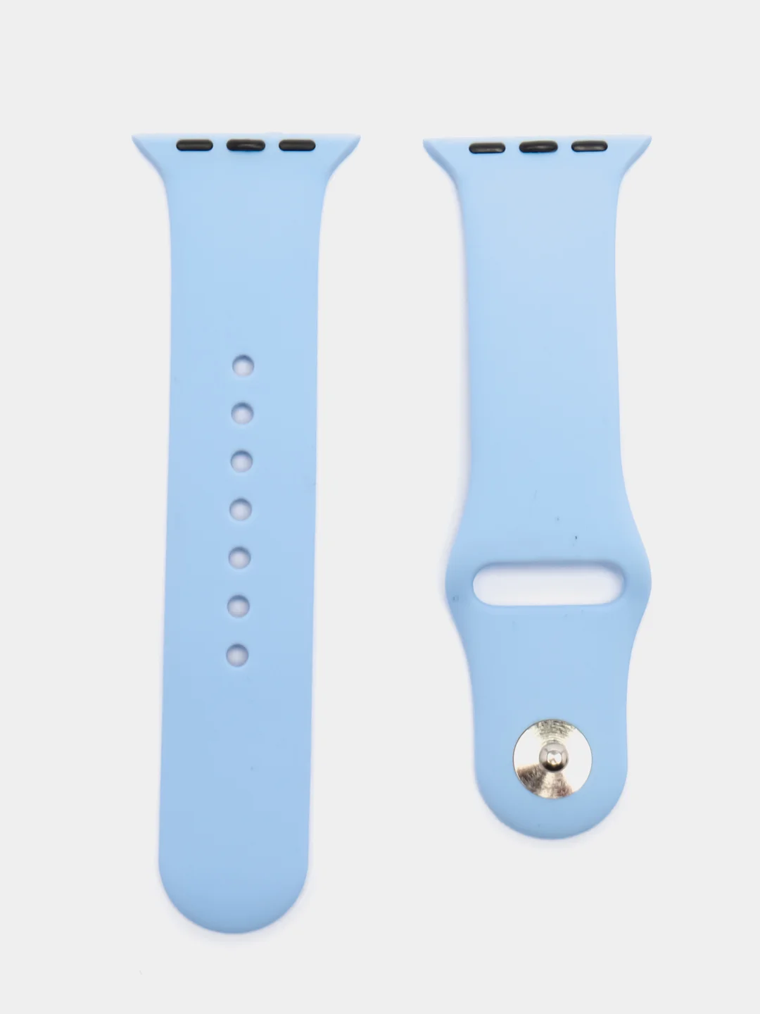 Лазурный ремешок, силиконовый, цветной, для Apple Watch, 38, 40, 42, 44, 45, 49 мм