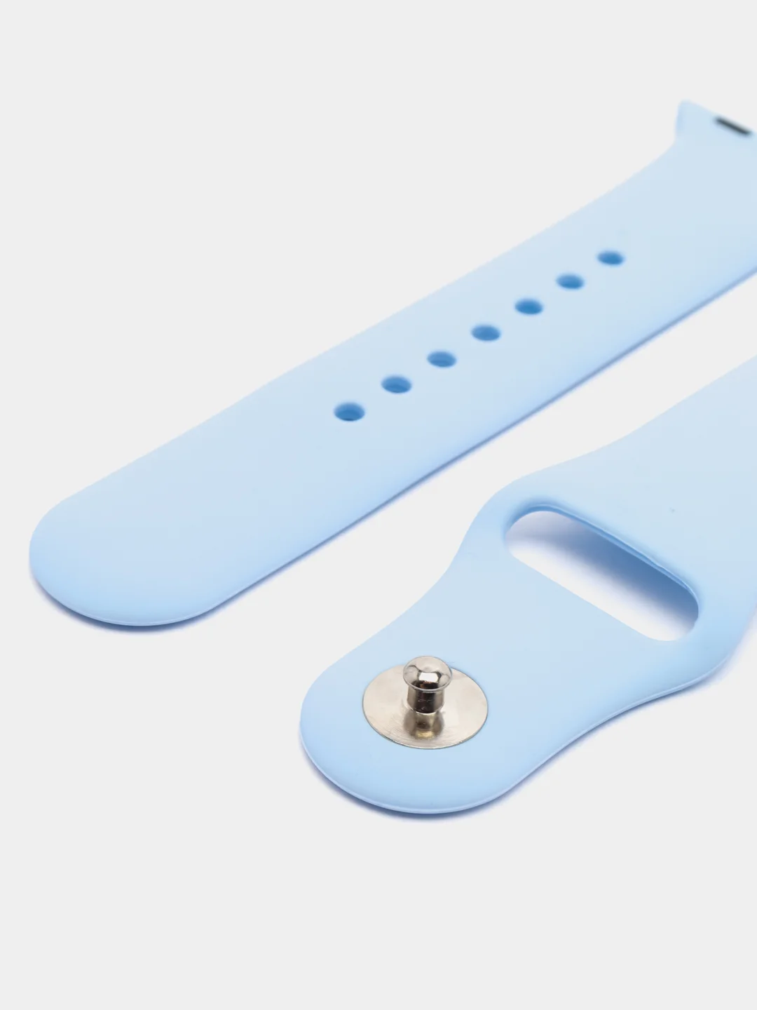 Лазурный ремешок, силиконовый, цветной, для Apple Watch, 38, 40, 42, 44, 45, 49 мм