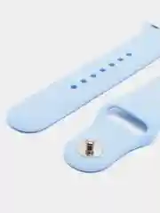 Лазурный ремешок, силиконовый, цветной, для Apple Watch, 38, 40, 42, 44, 45, 49 мм