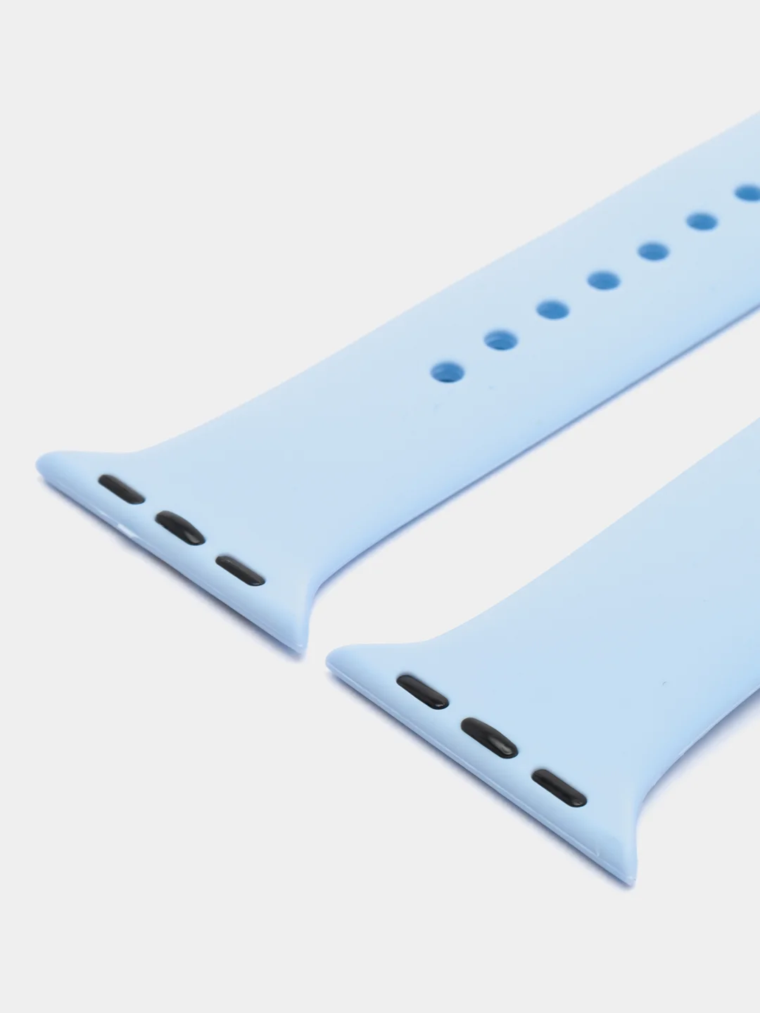 Лазурный ремешок, силиконовый, цветной, для Apple Watch, 38, 40, 42, 44, 45, 49 мм