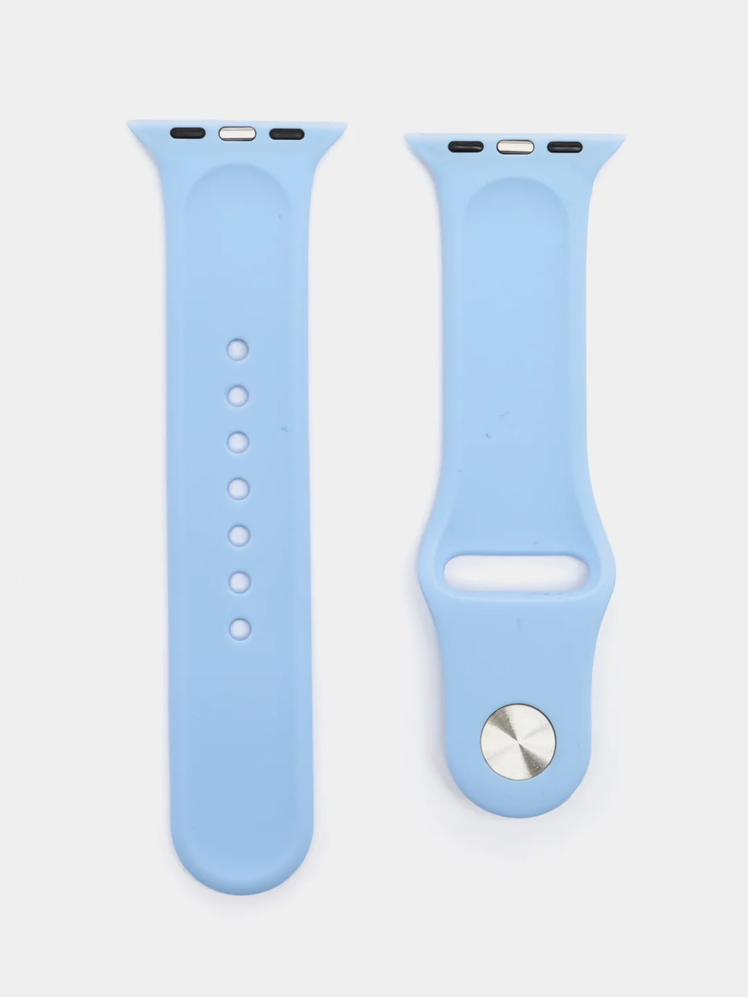 Лазурный ремешок, силиконовый, цветной, для Apple Watch, 38, 40, 42, 44, 45, 49 мм