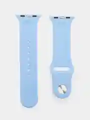 Лазурный ремешок, силиконовый, цветной, для Apple Watch, 38, 40, 42, 44, 45, 49 мм