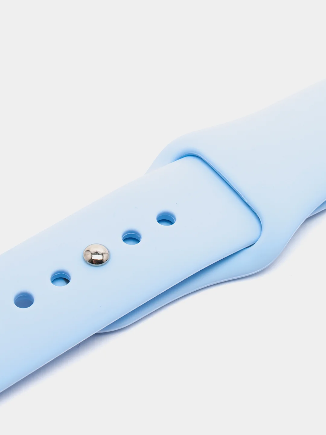Лазурный ремешок, силиконовый, цветной, для Apple Watch, 38, 40, 42, 44, 45, 49 мм