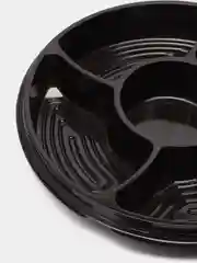 Менажница пластиковая для сервировки с крышкой для закусок