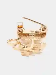 Золотой брошь женская