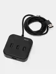 Переходник 4 в 1 hoco HB31, USB HUB 4 ПОРТА, 1.2 м, концентратор ЧЕТЫРЕ В ОДНОМ