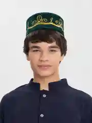 Бежевый тюбетейка мужская