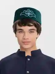 Желтый тюбетейка мужская