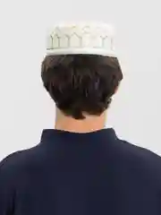Серебряный тюбетейка мужская
