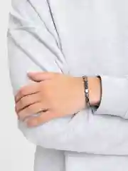Бежевый браслет из гематита, унисекс