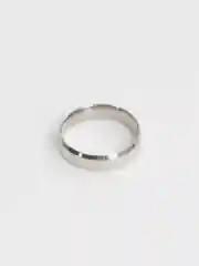Серебряный кольцо стальное, унисекс