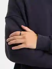 Алый кольцо мужское, стальное
