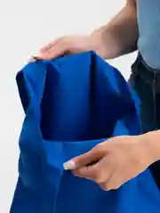 Синий холщовая сумка Avoska