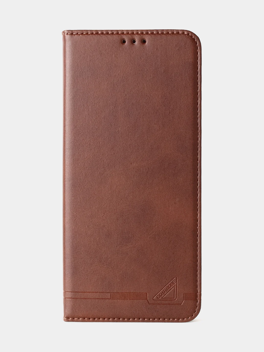 Коричневый чехол-книжка GQ для Infinix Hot 30, 4G, из искусственной кожи