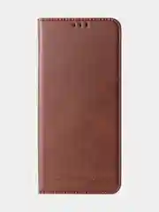 Коричневый чехол-книжка GQ для Infinix Hot 30, 4G, из искусственной кожи