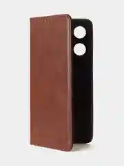 Коричневый чехол-книжка GQ для Infinix Hot 30, 4G, из искусственной кожи