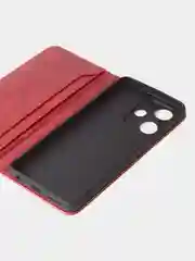 Красный чехол-книжка GQ для Infinix Hot 30, 4G, из искусственной кожи