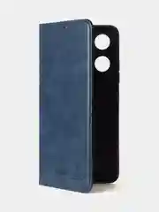 Синий чехол-книжка GQ для Infinix Hot 30, 4G, из искусственной кожи