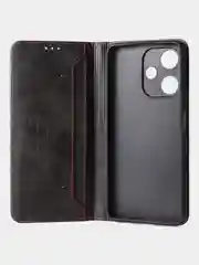 Черный чехол-книжка GQ для Infinix Hot 30, 4G, из искусственной кожи