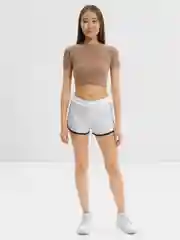 Белый шорты женские спортивные короткие, повседневные шорты Active