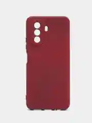 Тёмно-бордовый чехол для Huawei Nova Y71 / Y70 / Y70 Plus ( Хуавей Нова У71/У70/У70 Плюс), Silicone Case