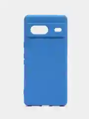 Синий чехол для Google Pixel 7 (Гугл Пиксель 7), с мягкой подкладкой