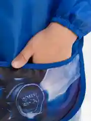 Синий фартук для труда + нарукавники