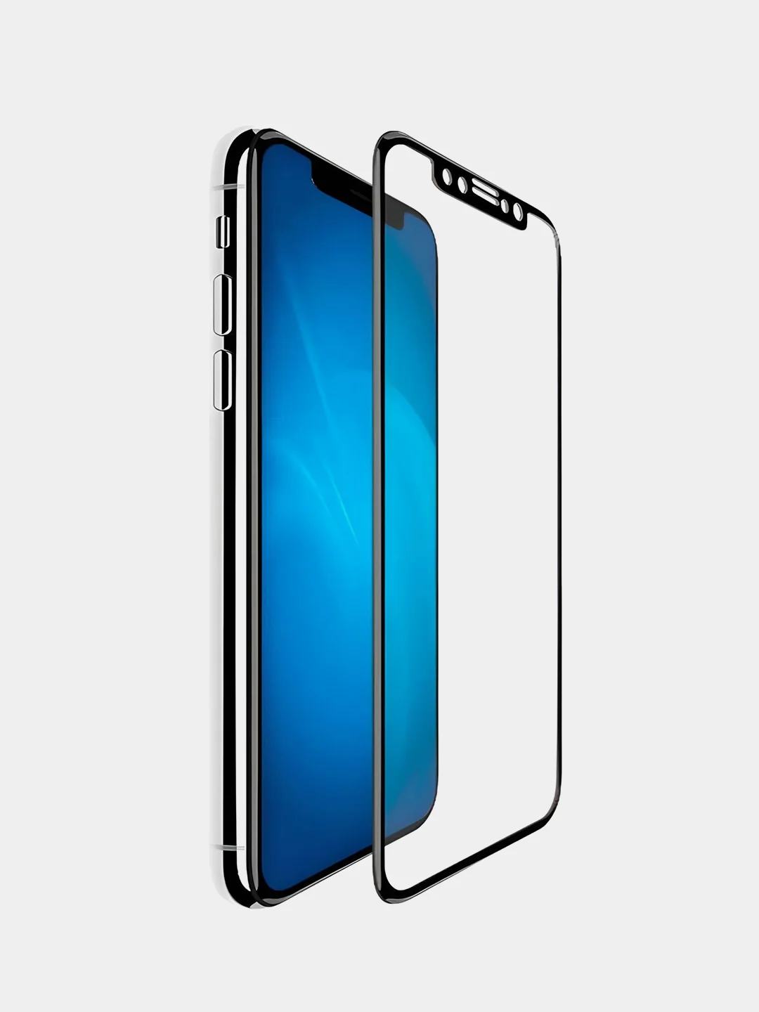 Черный защитное стекло для iPhone 12 ProMax, гибкое, Pro Flexi