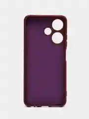 Тёмно-бордовый чехол для Infinix HOT 30i (Инфиникс Хот 30 ай), Silicone Case