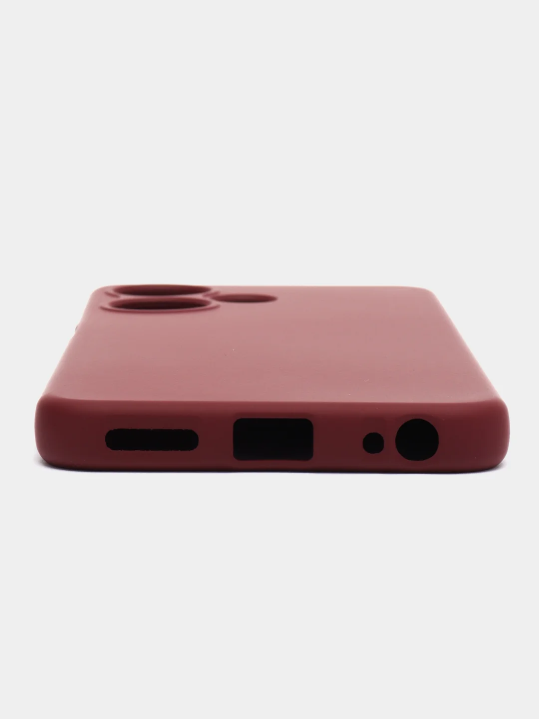Тёмно-бордовый чехол для Infinix HOT 30i (Инфиникс Хот 30 ай), Silicone Case