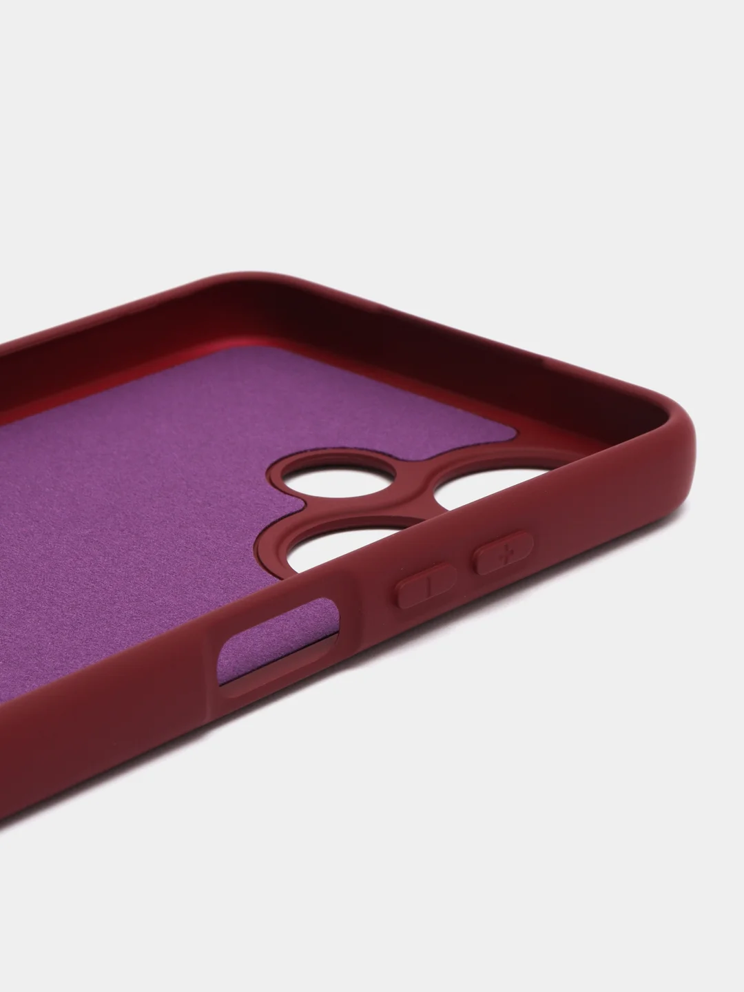 Тёмно-бордовый чехол для Infinix HOT 30i (Инфиникс Хот 30 ай), Silicone Case