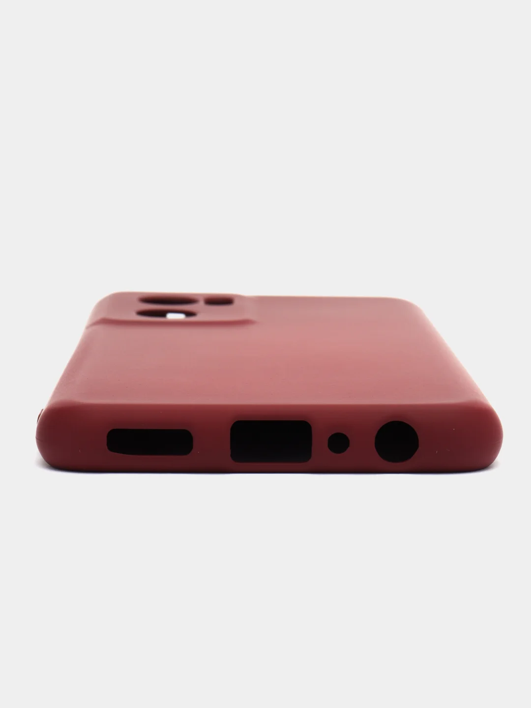 Тёмно-бордовый чехол для OnePlus Nord CE 2 5G (Ван Плюс Се 2 5 Джи), Silicone Sase