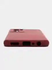 Тёмно-бордовый чехол для OnePlus Nord CE 2 5G (Ван Плюс Се 2 5 Джи), Silicone Sase