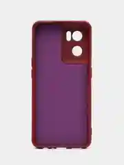 Тёмно-бордовый чехол для OnePlus Nord CE 2 5G (Ван Плюс Се 2 5 Джи), Silicone Sase