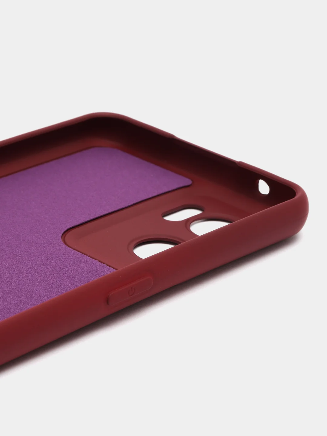 Тёмно-бордовый чехол для OnePlus Nord CE 2 5G (Ван Плюс Се 2 5 Джи), Silicone Sase