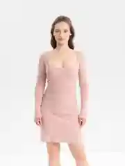 Розовый платье женское, повседневное