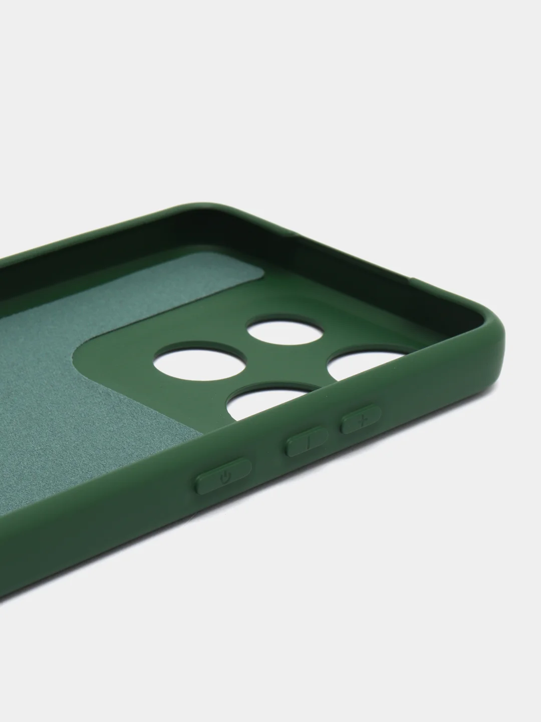 Зеленый чехол для Infinix Smart 7 (Инфиникс Смарт 7), Silicone Case