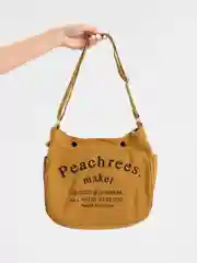 Светло-коричневый сумка шоппер женская, холщовая