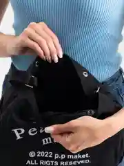 Черный сумка шоппер женская, холщовая