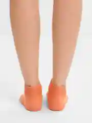Оранжевый носки женские POOPSOCKS, средней длины, с вышивкой