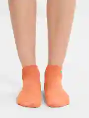 Оранжевый носки женские POOPSOCKS, средней длины, с вышивкой