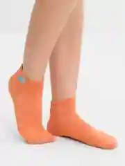 Оранжевый носки женские POOPSOCKS, средней длины, с вышивкой