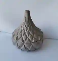 Серый шкатулки из бетона ручной работы