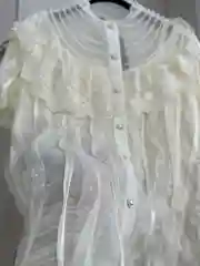 Слоновая кость блузка женская, кофточка женская кружевная, рубашка женская школьная белая