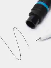 Синий вращающаяся ручка для трюков, Penspinning (пенспиннинг), гелевая