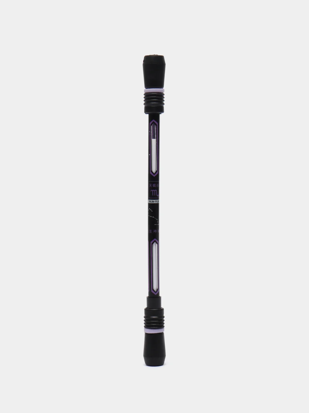 Фиолетовый вращающаяся ручка для трюков, Penspinning (пенспиннинг), гелевая